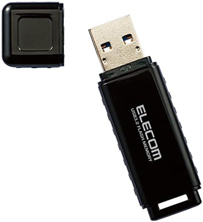 エレコム USBメモリ 128GB USB3.2(Gen1)/USB3.1(Gen1)/USB3.0/USB2.0 キャップ式 ブラック MF-HSU3128GBK/E