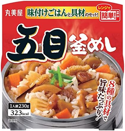 丸美屋 レンジで簡単 五目釜めし 味付けごはん付き 230g×6個