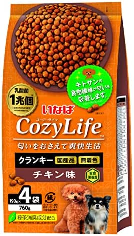 いなば Cozy Life (コージーライフ) クランキー チキン味 190g×4袋