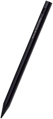 エレコム タッチペン スタイラス 充電式 iPad専用 パームリジェクション対応 傾き検知対応 磁気吸着 USB-C充電 ペン先交換可能 ブラック P-TPACSTAP02BK