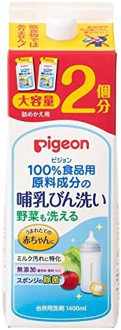 ピジョン Pigeon 哺乳びん洗い 詰替2回分 1.4L