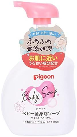 ピジョン Pigeon ベビー全身泡ソープ ベビーフラワーの香り500ml