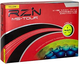 RZN Golf ゴルフボール 3ピース MS-TOUR 1ダース(12個入り) レジンゴルフ 日本正規流通品