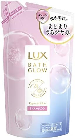 LUX(ラックス)バスグロウ リペア&シャイン シャンプー 詰め替え用 350g 保水美容 美容アミノ配合