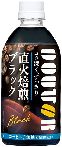 アサヒ飲料 ドトール ブラック 480ml×24本(コーヒー)