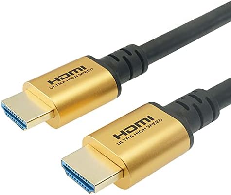 ホーリック ウルトラハイスピードHDMIケーブル 5m 48Gbps 4K/120p 8K/60p HDR HDMI 2.1規格 ゴールド HDM50-649GD