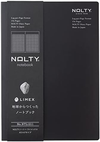 日本能率協会マネジメントセンター 能率 NOLTYノート×ライメックス A5 ログタイプ グラナイトブラック NTL1211