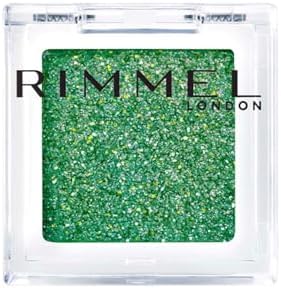 RIMMEL ワンダーキューブ アイシャドウ パール (ラメ ブルベ イエベ グリーン系) P013 鮮やかに彩る ピーコックキューブ 1.5グラム (x 1)