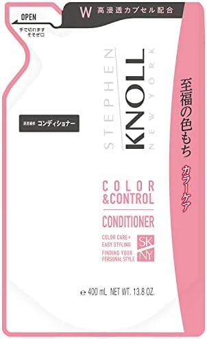 STEPHEN KNOLL(スティーブン ノル) スティーブンノル カラーコントロール コンディショナー 詰め替え 400ml カラーダメージ 色落ち防止 アミノ酸 ノンシリコン
