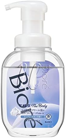 ビオレu ザ ボディ 〔 The Body 〕 泡タイプ ピュアリーサボンの香り ポンプ 540ml 「高潤滑処方の生クリーム泡」 ボディソープ 清潔感のあるピュアリーサボンの香り