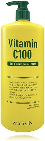 Make.iN Vitamin C 100 Deep Moist Skin Lotion 1000mL 化粧水 ビタミン ローション 保湿 浸透