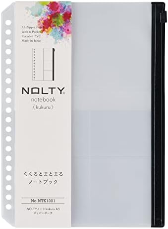 日本能率協会マネジメントセンター NOLTY ノート アクセサリー kukuru ククル A5 ジッパーポーチ NTK1201 透明