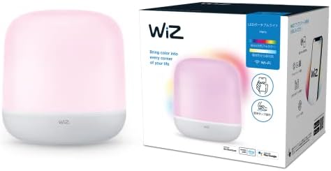 WiZ(ウィズ) スマートライト テーブルランプ (Wi-Fiセンシング機能搭載) 間接照明 テーブルライト ナイトライト ベッドサイドランプ ライト LED ライト 照明 Google Home IFTTT Siri SmartThingsに対応ウィズ