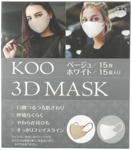KOO 3D MASK ベージュホワイト 30枚入