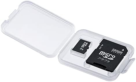 サンワサプライ(Sanwa Supply) メモリーカードクリアケース(microSDカード用・6個セット) FC-MMC10MICN