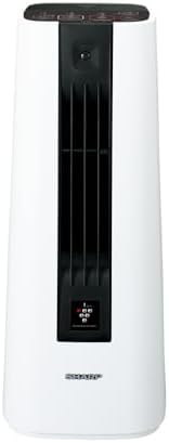 シャープ プラズマクラスター セラミックファンヒーター HX-RS1-W ホワイト パワフル暖房 プラズマクラスター7000 コンパクト 人感センサー付 持ち運び可 省エネ 日本製