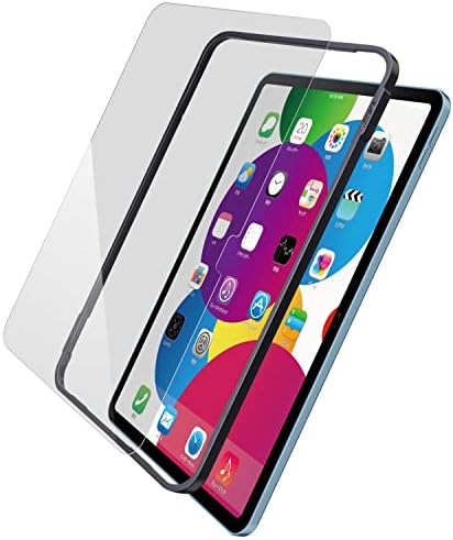 エレコム iPad 10.9 第10世代 (2022モデル) ガラスフィルム 保護フィルム 貼り付けガイド付き 高光沢 TBWA22RFLGGJ クリア