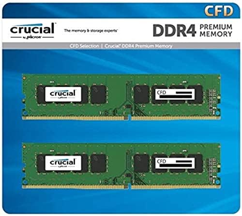 Crucial(クルーシャル) CFD販売 Crucial by Micron デスクトップPC用メモリ DDR4-3200 (2933・2666対応) (PC4-25600) 8GB×2枚 288pin DIMM 相性 W4U3200CM-8GQ