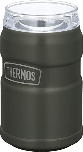 サーモス アウトドアシリーズ 保冷缶ホルダー 350ml缶用 2wayタイプ カーキ ROD-0021 KKI