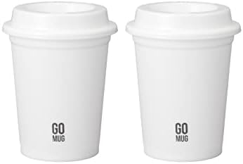 シービージャパン コーヒーカップ 蓋付き 250ml Sサイズ 2個セット (食洗機対応) リユーサブルカップ GOMUG