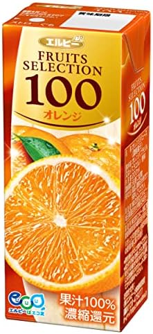 エルビー フルーツセレクション オレンジ100 200ml×24本