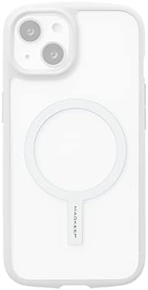 エレコム Magsafe (マグセーフ) 磁力ワイヤレス充電器 対応 メタルリング ステッカー プレート 貼付けツール付属 (iPhone14/13/12/11/SE3/SE2 等対応) ホワイト AMS-MAGSTWH