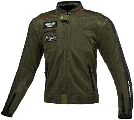 (KOMINE) バイク用 JK-0143 ライディングメッシュジャケット 07-0143 メンズ Olive XL