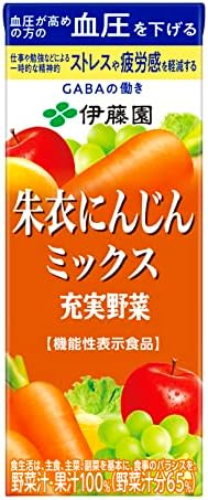 伊藤園 充実野菜 朱衣にんじんミックス 200ml×24本 紙パック (機能性表示食品)