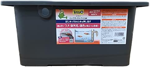 テトラ (Tetra) じょうろでキレイメダカ鉢 40 色光育成グレー