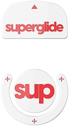 Superglide2 マウスソール for Logicool GPROX Superlight マウスフィート ( 強化ガラス素材 ラウンドエッヂ加工 高耐久 低摩擦 Super Smooth )
