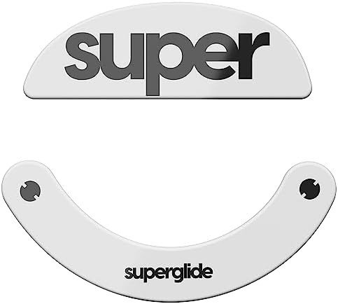 Superglide2 マウスソール for Pulsar Xlite V2/Xlite V2mini Wireless マウスフィート ( 強化ガラス素材 ラウンドエッヂ加工 高耐久 低摩擦 Super Smooth )