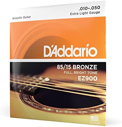 D'Addario ダダリオ アコースティックギター弦 85/15アメリカンブロンズ Extra Light .010-.050 EZ900