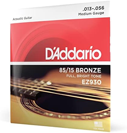 D'Addario ダダリオ アコースティックギター弦 85/15アメリカンブロンズ Medium .013-.056 EZ930