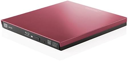 ロジテック ブルーレイドライブ 外付け Blu-ray UHDBD USB3.0対応 再生 編集 書込ソフト付 レッド LBD-PVA6U3VRD