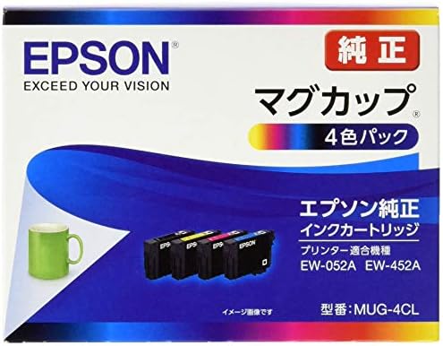 エプソン 純正 インクカートリッジ マグカップ MUG-4CL 4色パック
