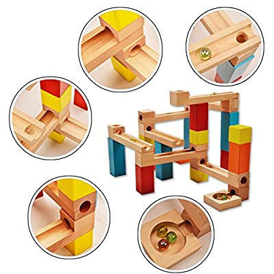 ヤマダモール | 積み木 ビー玉転がし おもちゃ ブロック おもちゃ 木製