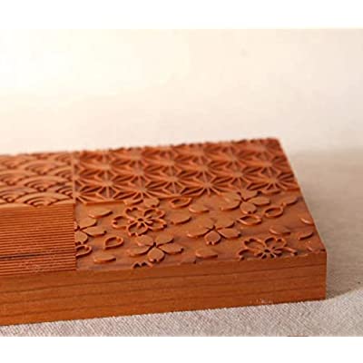 ヤマダモール | KENNKUNN 和菓子道具セット【 4種類の木彫千筋板、針