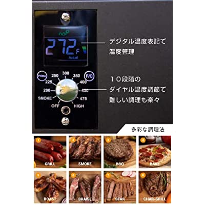 ポータブル スモーク グリル 燻製?直火焼きまでこれ１台 4-6人用 AS300