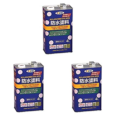 ヤマダモール | アサヒペン 防水塗料 4L 【まとめ買い3缶セット