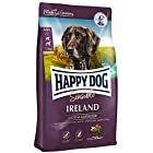 HAPPY DOG (ハッピードッグ) アイルランド (サーモン&ラビット) スキンケア 中型犬 大型犬 成犬?シニア - グルテンフリー 無添加 ヒューマングレード ドイツ製 ドッグフード 大粒 (12.5kg)