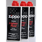 ZIPPO(ジッポー) Zippo オイル缶 【小缶133ml】 3本セット