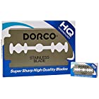 Dorco ST300 替刃 100枚セット（片刃200刃） ストレート 両刃 一枚刃 カミソリ ドルコ NEW PLATINUM ST-300