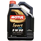 MOTUL(モチュール) MOTUL SPORT (MOTUL スポーツ) 5W50 100%化学合成(エステル) エンジンオイル 5L[正規品] 11107161