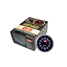 オートゲージ(AUTOGAUGE) 60φ時計 ブラックフェイスホワイト/アンバーLED 60パイ AGCKSMSWL270-60