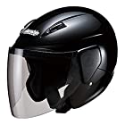 マルシン(MARUSHIN) バイクヘルメット セミジェット M-520 ブラックメタリック フリーサイズ(57-60cm未満)