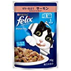 フィリックス やわらかグリル ゼリー仕立て キャットフード サーモン 成猫用 70グラム (x 12) (まとめ買い)