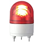 パトライト LED回転灯 AC100V φ100 赤 RHE-100-R LED