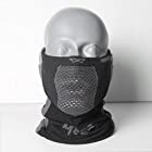 NAROO MASK(ナルーマスク) X5 スポーツマスク フェイスマスク 防寒 スギ・ヒノキ花粉症対策 UVカット (ブラック)