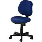 オフィスコム オフィスチェア 事務椅子 布張り 肘なし 幅530×奥行570×高さ775～895mm RD-1 ネイビー OFCHAIR-662-NV
