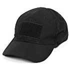 〔pleasant.japan〕 タクティカルキャップ サバゲー 帽子 黒 メンズ レディース キャップ ブラック ミリタリー CAP (BLACK)